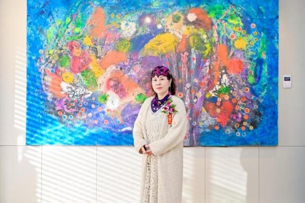 “浩瀚与永恒”国际当代名家戈鲁能量美学作品展盛大开幕