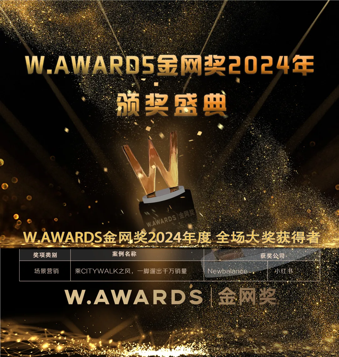 W.AWARDS金网奖2024年度获奖名单正式公布，数字营销群星闪耀